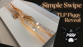 #214 Simple Swipe  TLP Color Reveal | Acrylic Pour Painting | Abstract | Fluid Painting