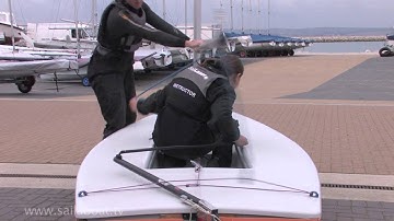 How to Sail - Single Handed How to Gybe: Part 2 of 5: Land Drill