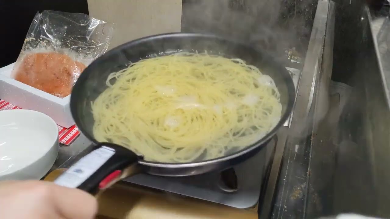 めし道場　明太子スパゲッティ