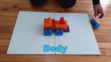 Make Train with Mega Bloks 🚂 | Learn Colors, Learn & make Animals with Lego Toys for kids