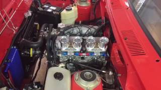 Fiat 131 Abarth replica first start engine