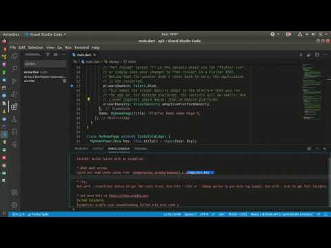 Flutter | flutter could not read cache value from bin folder ubuntu distro | linux