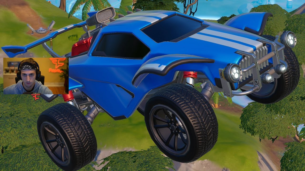 The *NEW* Rocket League Car & Grappler Glider in Fortnite! YouTube