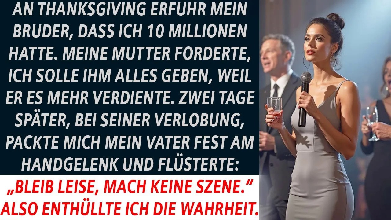 Sie sagten, schweig über meine 10 Mio  – bei der Verlobung ergriff ich das Mikro