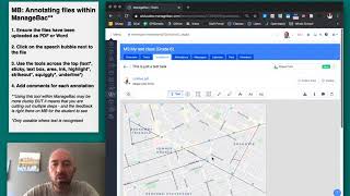 How to annotate files within ManageBac