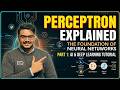 Perceptron Explained  The Foundation of Neural Networks  || AI  &amp; Deep Learning Tutorial  || Part 1