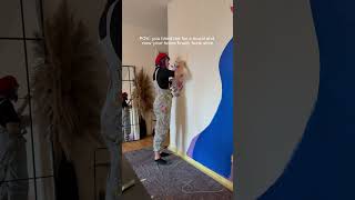 Using vr to paint murals