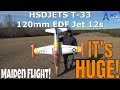 Taking flight discover the next level with hsd jets t33 120mm edf jet