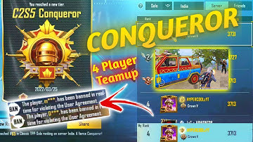 Ace To Conqueror Rank 4 | Hacker Got Live Ban | Solo Rank Push Tips And Tricks C2S5 BGMI/PUBG MOBILE