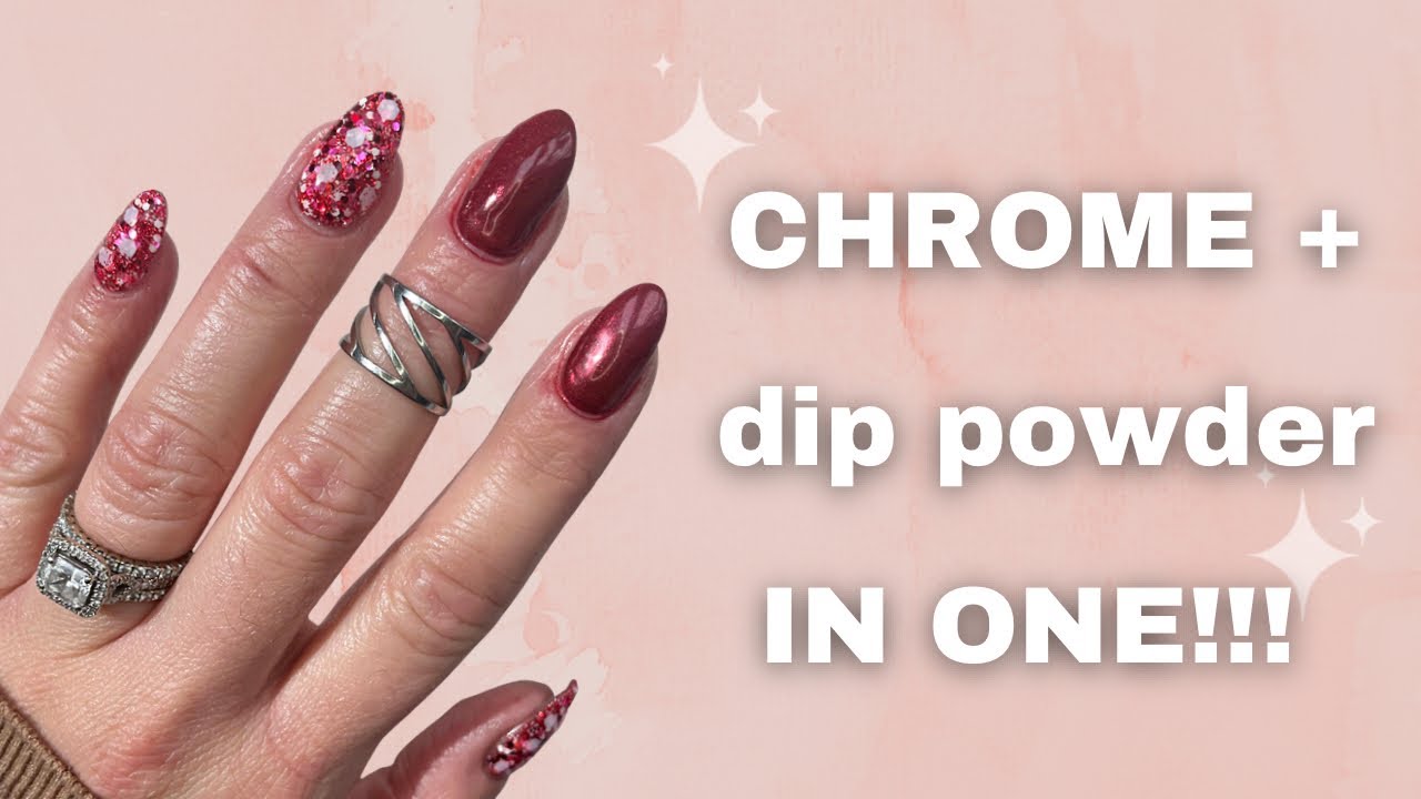 Cre8tion Chrome Nail Art Effect Powder 1g - #15 Dark Red Chrome – Daisy Nail  Supply