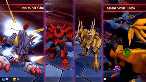 ALL STAGES Glacier Blue X Mechanical Beast - Digimon Links