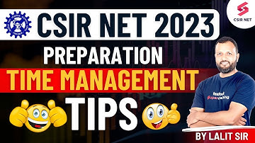 CSIR NET 2023 Time Managment Tips | How to Manage Time while CSIR NET Exam Preparation