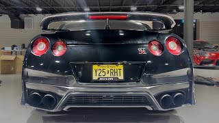 VRS Carbon Fiber Spoiler Install Nissan GTR R35