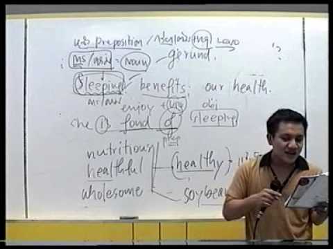 อ.ต๊อบ สอนภาษาอังกฤษ เรื่อง non finite verb