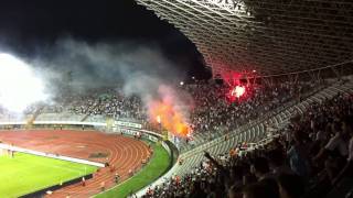 Hajduk-Rijeka 07.08.2011 Bakljada.mov