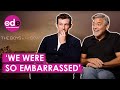 George clooney  callum turner talk boys in the boat difficulties