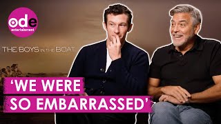 George Clooney & Callum Turner Talk Boys In The Boat Difficulties