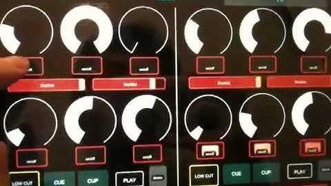 Touch OSC(iPad) + Traktor Effect