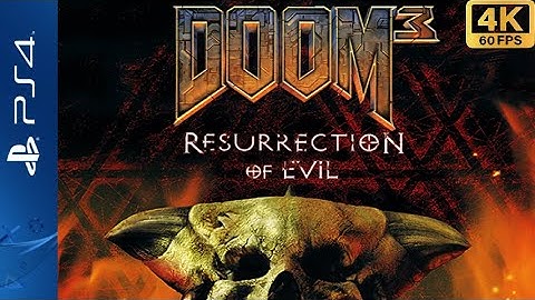 Doom 3: Resurrection of Evil DLC | Full Playthrough | No Commentary | Longplay | 4K Ultra HD 60FPS