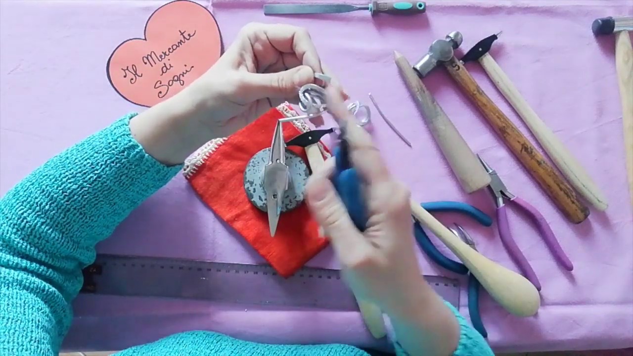 Anello di alluminio martellato