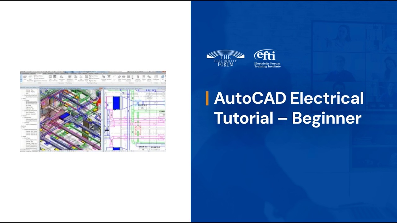 AutoCAD Electrical Tutorial - Beginner - YouTube