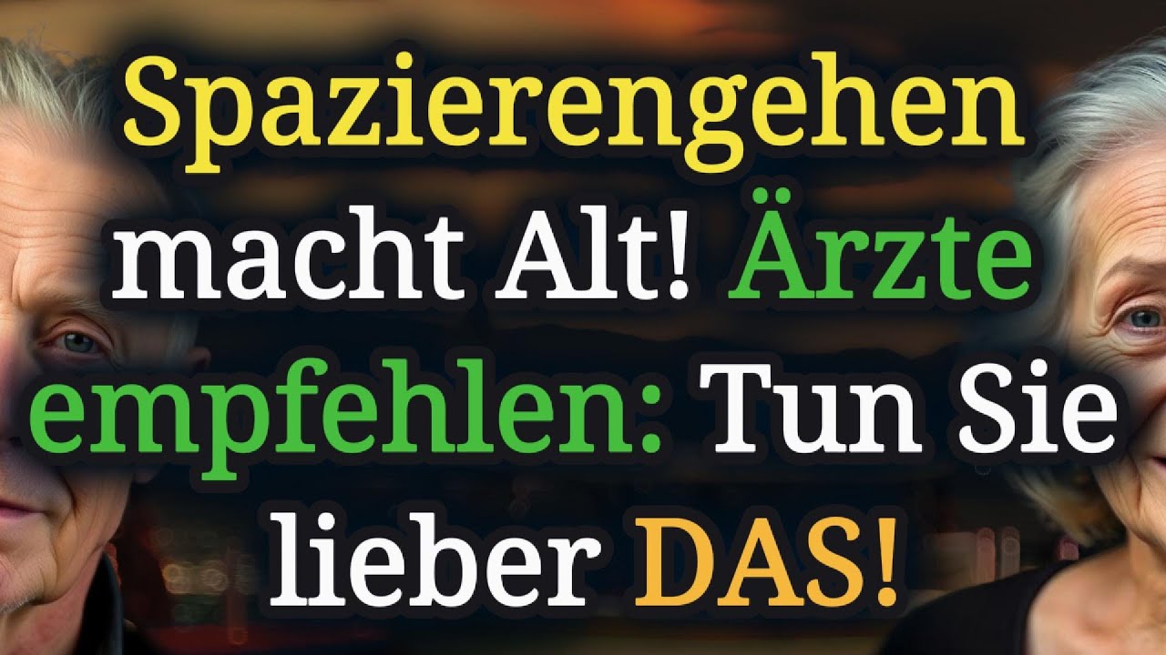 ❗ Ärzte entsetzt: Gehen Sie noch spazieren? Hören Sie sofort damit auf – tun Sie stattdessen DAS!
