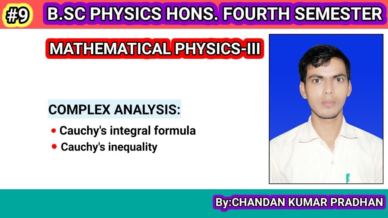 COMPLEX ANALYSIS: Cauchy integral formula and derivative of an analytic function, Cauchy inequality