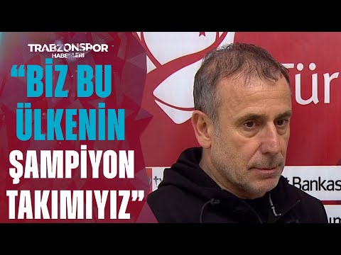 Kayserispor 4-2 Trabzonspor Abdullah Avcı Maç Sonu Açıklamalar / (ZTK Yarı Final  2. Maçı )