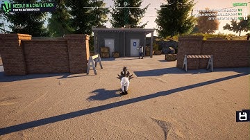 Goat Simulator 3 Needle in a Crate Stack