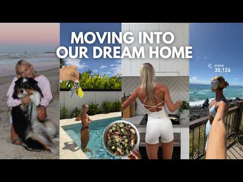 moving into our dream home | all while staying *consistent* with my fitness routine