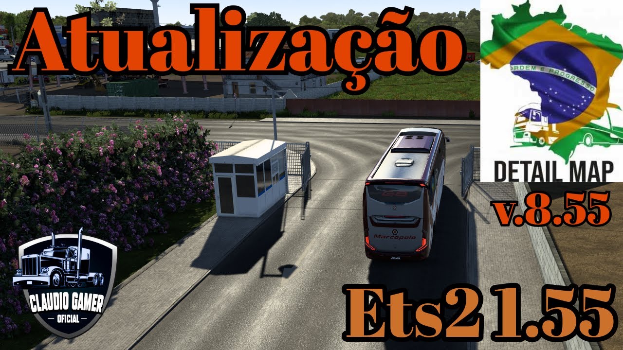 Saiu Atualização Detail Map v.8.55 Para Ets2 1.55