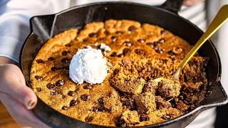 Easy Almond Flour Chocolate Chip Skillet Cookie — Vegan | Gluten Free | Crisp Edges, Fudgy Center! screenshot 5