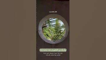 تلاوة مريحة بصوت القارئ عبدالرحمن مسعد.