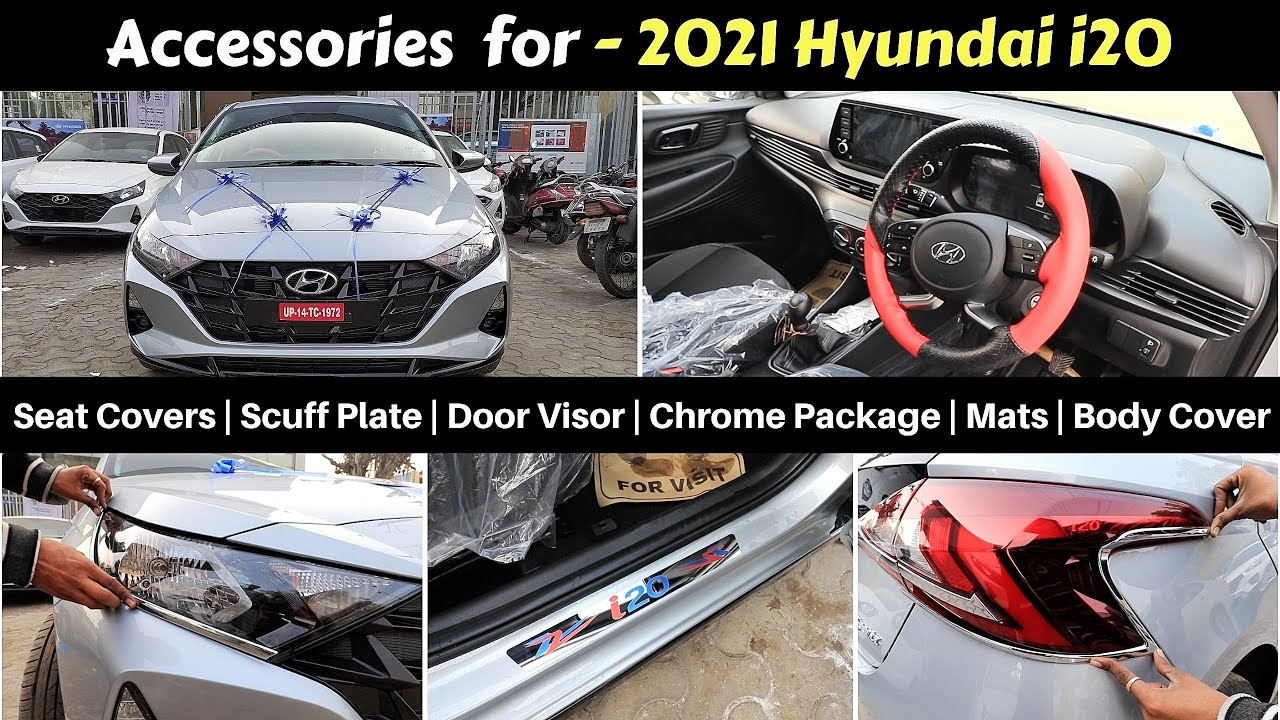 Hyundai i20 Accessories with Prices | Ujjwal Saxena - YouTube