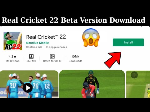 #1 🔥Real Cricket 22 Apk Download Link From Playstore | Haydos 380 Official Cricket Game Launched Mới Nhất