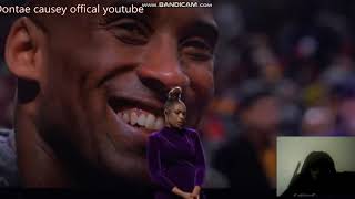 my reaction video to Jennifer Hudson singing to Kobe Bryant tribute