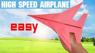 how to make origami paper airplane I aeroplane kaise banaye I paper plane I creative paper crafts