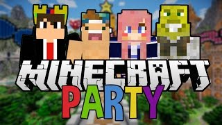 Minecraft Party Time with Friends | Mini games