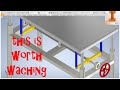 Adjustable Table Design Animation and Explanation