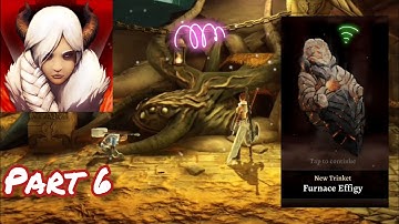 Grimvalor- Gameplay Part 6 - Act 1 - Abandoned Tunnels & Lowlands Burg - New Trinket Furnace Effigy