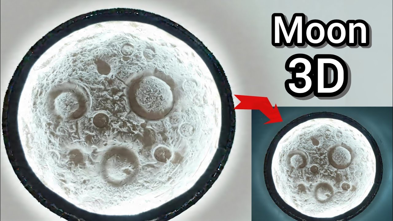 Moon shaped night light from cardboard #diy #video #viral #trending 