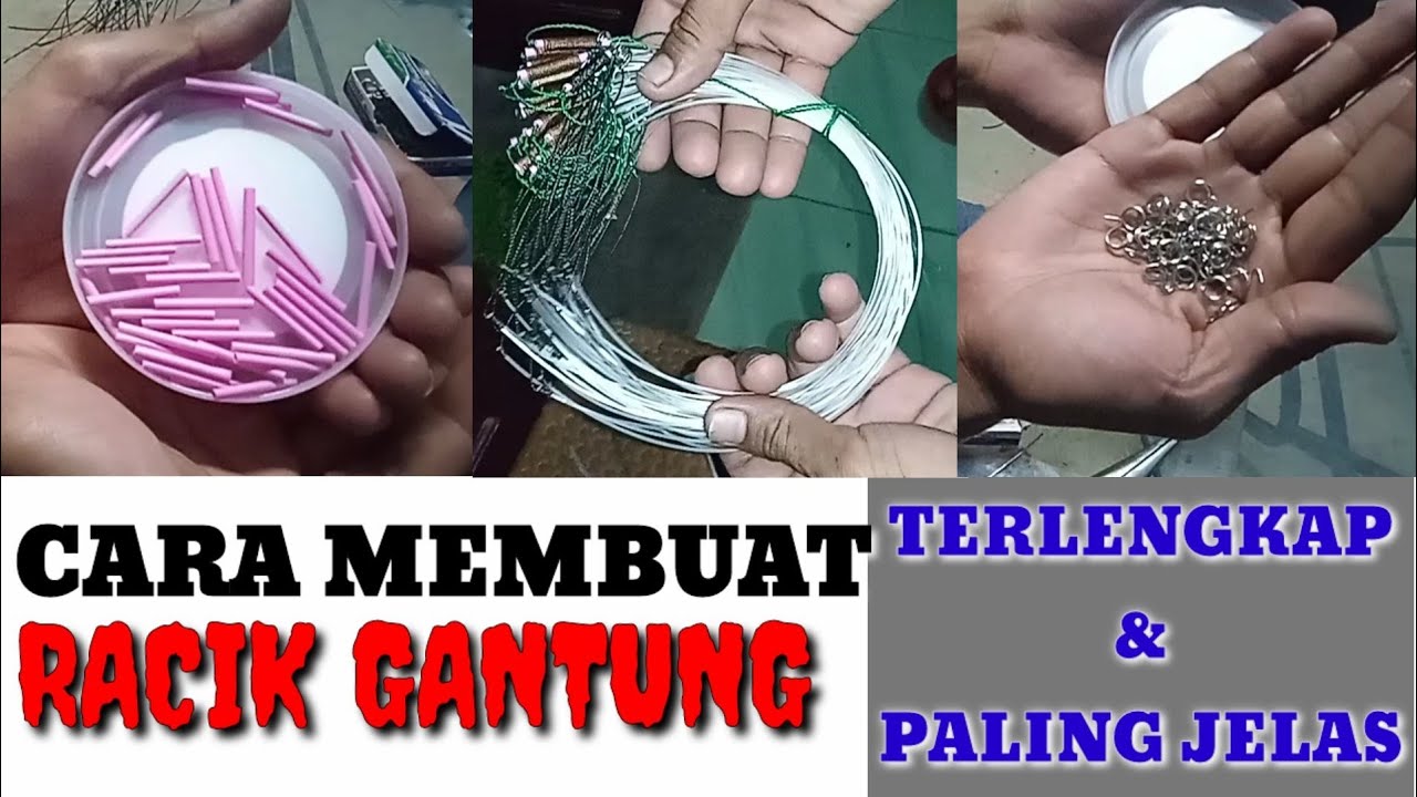 Cara membuat racik gantung terlengkap dan paling jelas tutorial