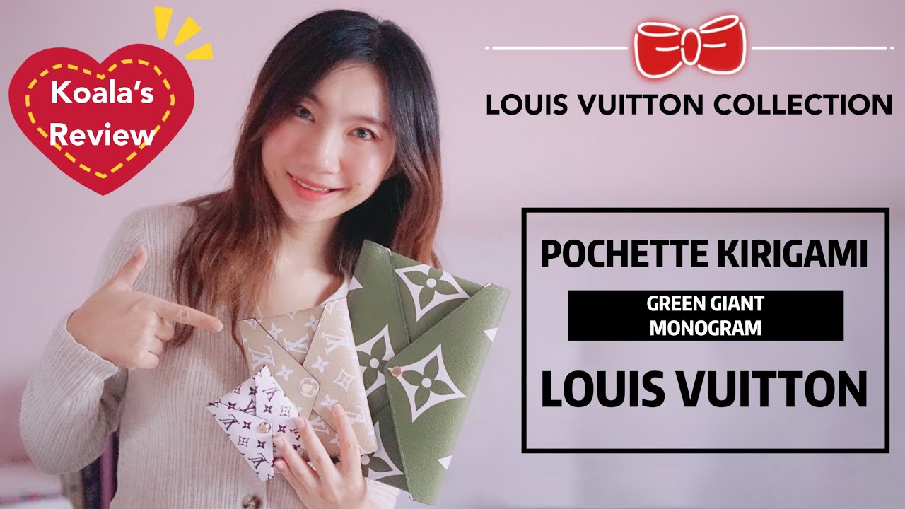 Louis Vuitton POCHETTE KIRIGAMI GIANT GREEN MONOGRAM Review