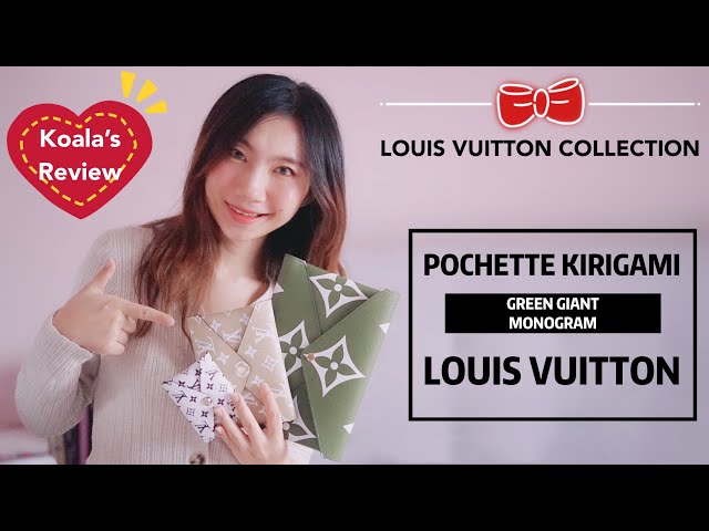 Louis Vuitton POCHETTE KIRIGAMI GIANT GREEN MONOGRAM Review, LV Limited  Edition