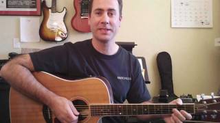 Easy Acoustic Guitar Lesson - The Most Popular Strum In The World chords