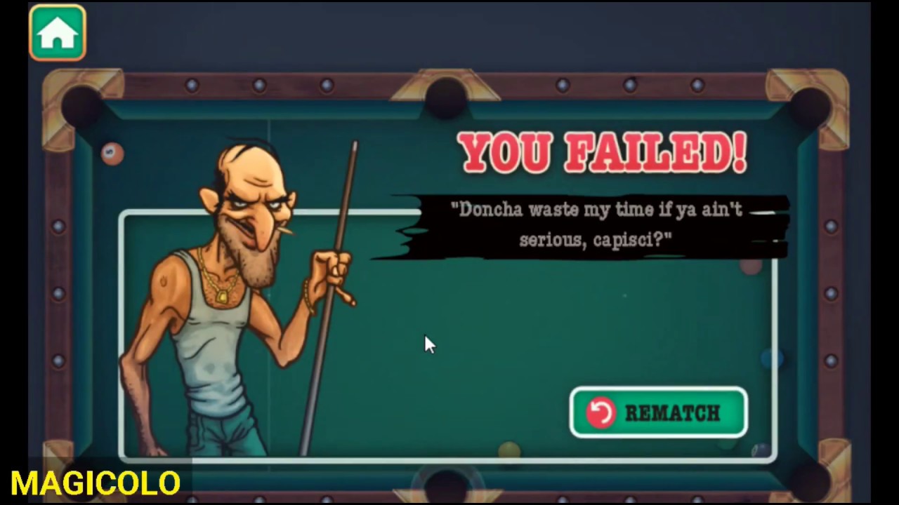 FUNNY MOMENT on Mafia Billiard Tricks