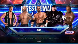 Wwe Stone Cold Vs Batista Vs Triple H Vs Undertaker Vs Booker T