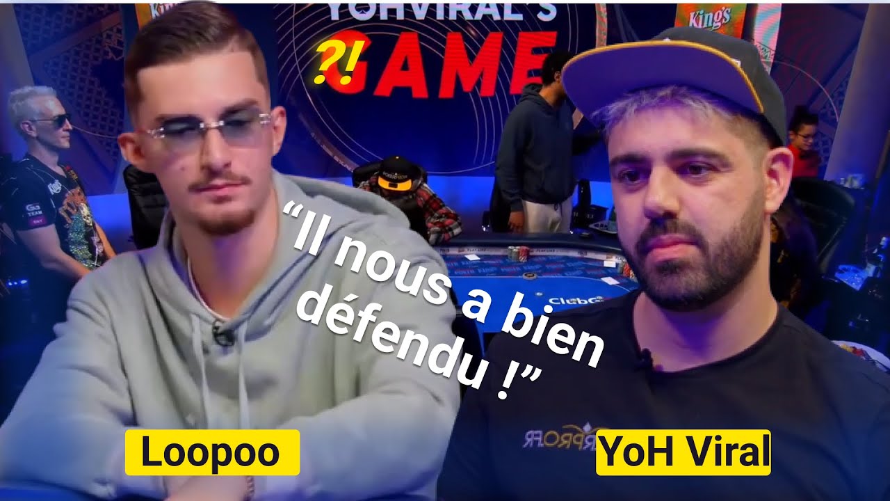 “IL NOUS A BIEN DEFENDU” | @YoH ViraL 3-BET 8 700€ face à Loopoo - @YoH ...