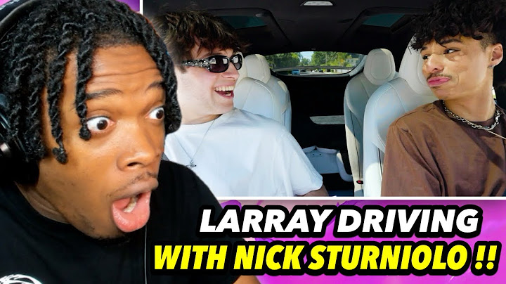 LARRAY DRIVING WITH NICK STURNIOLO! *BEST COLLAB?*