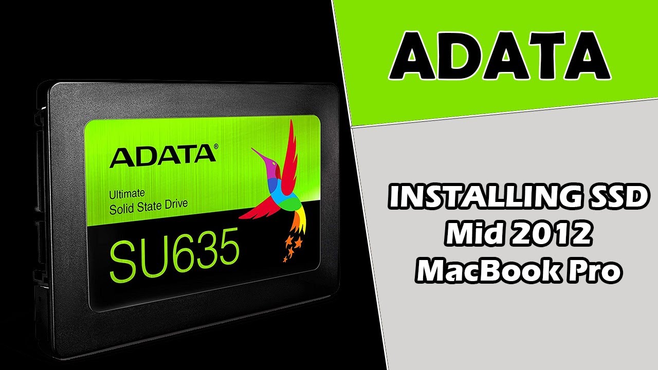 How to install a SSD in a Mid 2012 MacBook Pro - YouTube